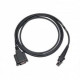 Datalogic CAB-558 cable de serie Negro 4,5 m RS-232